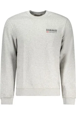 Napapijri Homme, Sweatshirts et sweats à capuche, Gris, Taille: 2XL Pull en Coton Gris