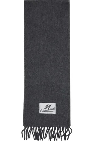 Marni Femme, Accessoires, Gris, Taille: ONE Size Collection Écharpes Hiver Élégantes