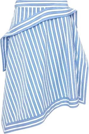 J.W.Anderson Femme, Jupes, Bleu, Taille: 40 FR Jupe Mouchoir Asymétrique