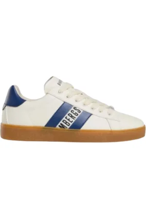 Bikkembergs Homme, Chaussures, Blanc, Taille: 44 EU Baskets Homme en Cuir