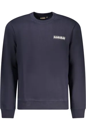 Napapijri Homme, Sweatshirts et sweats à capuche, Bleu, Taille: 2XL Pull en Coton Bleu
