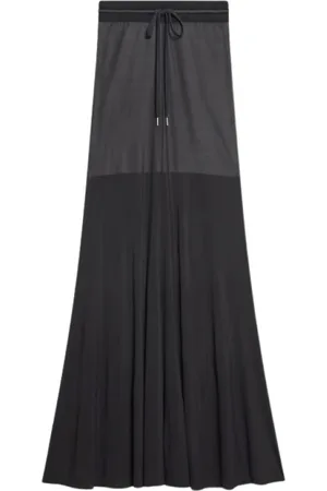 Helmut Lang Femme, Jupes, Noir, Taille: 36 FR Jupe Transparente Superposée Trompette