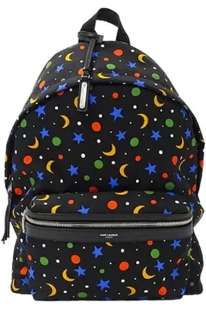 Saint Laurent Femme, Pre-owned, Multicolore, Taille: ONE Size Pre-owned Nylon sacs-dos