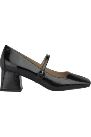 Alma en Pena Femme, Chaussures, Noir, Taille: 36 EU Chaussure à boucle à talon moyen