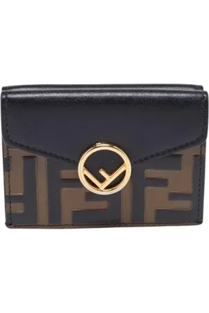 Fendi Femme, Pre-owned, Brun, Taille: ONE Size Pre-owned Cuir petite-maroquinerie