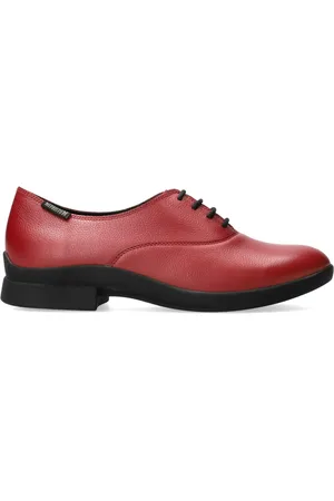 Mephisto Femme, Chaussures, Rouge, Taille: 36 EU Chaussure Rouge à Lacets pour Femme