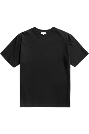 Norse projects Homme, Tops, Noir, Taille: XL Logo Brodé T-shirt Coton