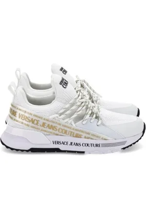 VERSACE Femme, Chaussures, Blanc, Taille: 36 EU Baskets