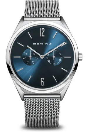 Bering Unisex, Accessoires, Gris, Taille: ONE Size Montre Unisexe Ultra Fine Bracelet Milanais Bracelet 17140-007