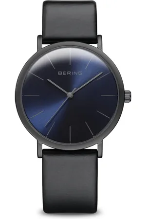 Bering Femme, Accessoires, Gris, Taille: ONE Size Montre pour Femme Classic 36 mm Bracelet en Cuir de Veau 13436-427
