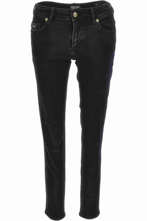VERSACE Femme, Jeans, Noir, Taille: W26 Pantalon