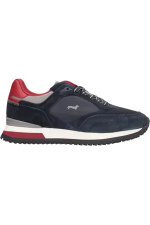 HARMONT&BLAINE Homme, Chaussures, Bleu, Taille: 42 EU Basket EN Daim Bleu Pour Homme - 44