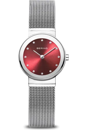 Bering Femme, Accessoires, Gris, Taille: ONE Size Montre pour Femme Classic 26 mm Bracelet en Acier Inoxydable 10126-003