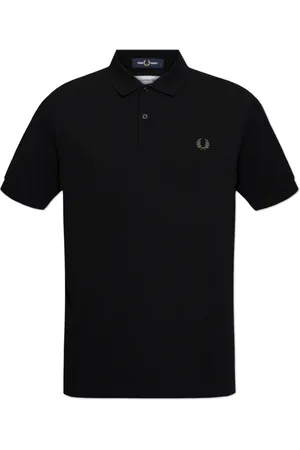 Comme des Garçons Homme, Tops, Noir, Taille: S Polo avec Logo