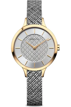 Bering Femme, Accessoires, Gris, Taille: ONE Size Montre pour Femme Classic 31 mm Bracelet Milanais 17831-010