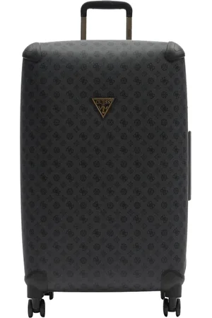Guess Femme, Valises, Noir, Taille: ONE Size Élégant sac de voyage avec détails dorés