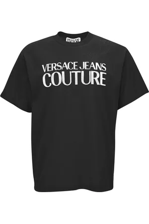 VERSACE Homme, Tops, Noir, Taille: 2XL T-shirts et Polos