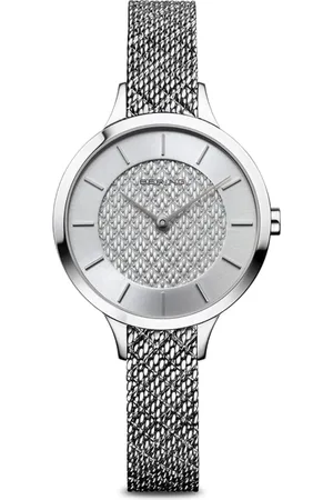 Bering Femme, Accessoires, Gris, Taille: ONE Size Montre pour Femme Classic 31 mm Bracelet Milanaise 17831-000