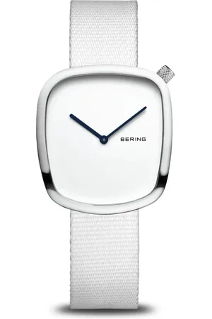 Bering Femme, Accessoires, Gris, Taille: ONE Size Montre-bracelet pour femme Ocean Pebble avec matériau 18034-007