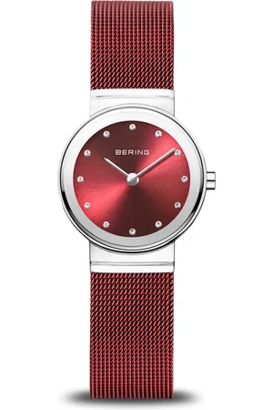 Bering Femme, Accessoires, Rouge, Taille: ONE Size Montre pour femme Classic rouge 10126-303