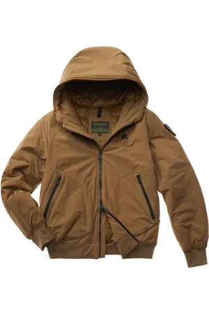 Blauer Homme, Vestes, Brun, Taille: S Manteau urbain marron avec capuche