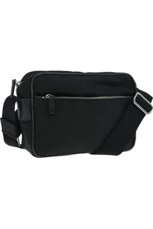Bvlgari Femme, Pre-owned, Noir, Taille: ONE Size Pre-owned Toile sacs-ports-paule