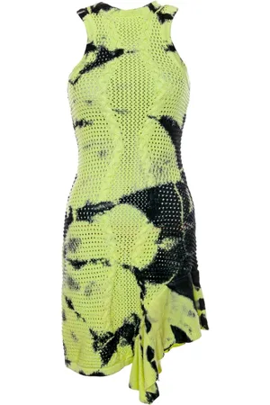 Daily paper Femme, Robes, Vert, Taille: 38 FR Robe Verte en Crochet avec Dip-Dye