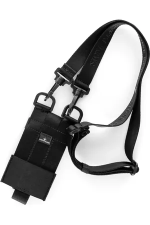 Stone Island Homme, Accessoires, Noir, Taille: ONE Size Pochette pour téléphone portable avec sangle ajustable