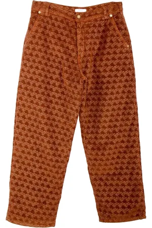 ERL Homme, Pantalons, Brun, Taille: M Straight Pantalons