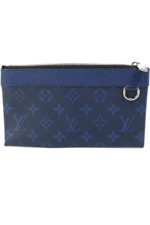 LOUIS VUITTON Homme, Pre-owned, Bleu, Taille: ONE Size Pre-owned Cuir trousses-de-toilette