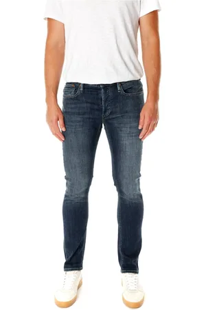 Denham Homme, Jeans, Bleu, Taille: W32 L30 Slim Fit Midwaist Jeans