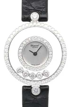 Chopard Femme, Pre-owned, Gris, Taille: ONE Size Pre-owned Or blanc montres