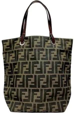 Fendi Femme, Pre-owned, Brun, Taille: ONE Size Pre-owned Toile sacs-fendi