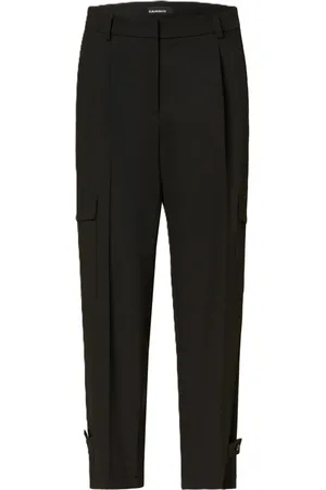 Cambio Femme, Pantalons, Noir, Taille: 38 FR Pantalon Cargo Taille Haute Slim Fit