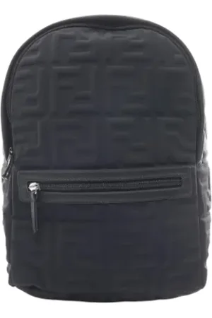 Fendi Femme, Pre-owned, Noir, Taille: ONE Size Pre-owned Nylon sacs-fendi