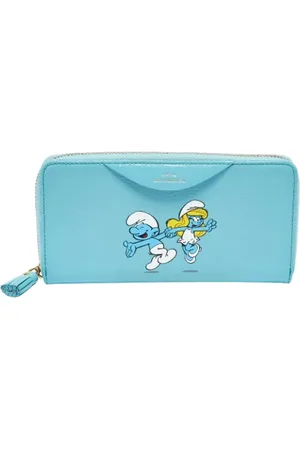 Anya Hindmarch Femme, Pre-owned, Bleu, Taille: ONE Size Pre-owned Cuir petite-maroquinerie