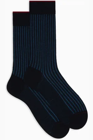 Gallo Homme, Sous-vêtements, Bleu, Taille: M Chaussettes courtes en coton bleu pour hommes