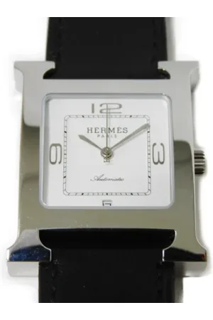 Hermès Homme, Pre-owned, Blanc, Taille: ONE Size Pre-owned Acier inoxydable montres