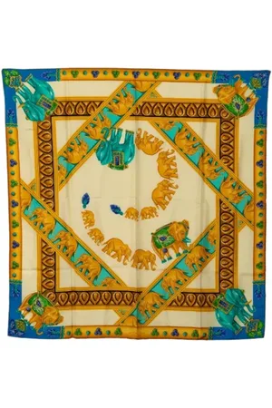 Cartier Femme, Pre-owned, Multicolore, Taille: ONE Size Pre-owned Soie foulards