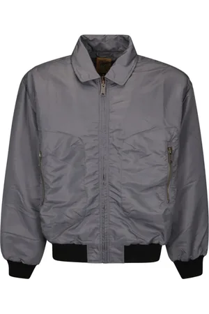 Brain Dead Homme, Vestes, Gris, Taille: L Veste de vol 3D
