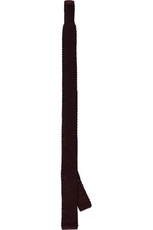 corneliani Homme, Accessoires, Rouge, Taille: ONE Size Cravate en Soie Tricotée