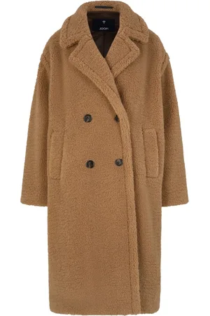 JOOP! Femme, Manteaux, , Taille: 40 FR Manteau en Fourrure Teddy Marron Sable