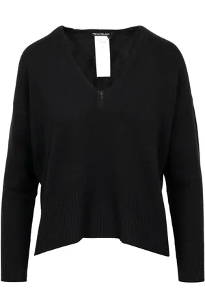 pennyblack Femme, Pulls, Noir, Taille: 42 FR Pull à rayures en mélange de laine