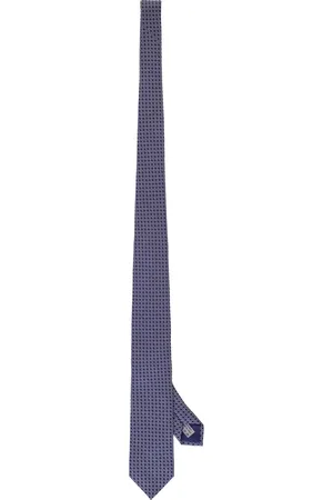 corneliani Homme, Accessoires, Violet, Taille: ONE Size Cravate en Soie Jacquard