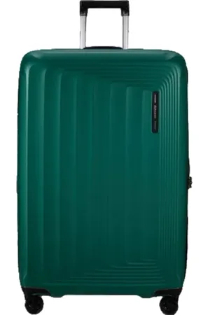 Samsonite Unisex, Valises, Vert, Taille: ONE Size Design Carré Contemporain Valise à roulettes
