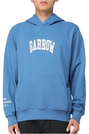 BARROW Homme, Sweatshirts et sweats à capuche, Bleu, Taille: M Eau Profonde Unisexe Sweat à Capuche