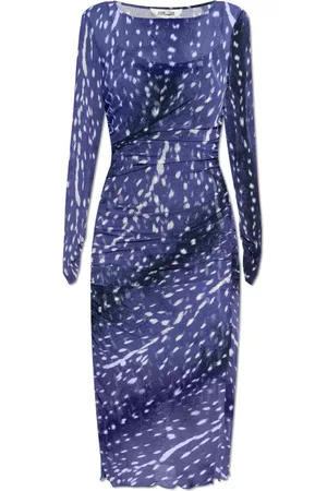 Diane von Furstenberg Femme, Robes, Bleu, Taille: 36 FR Robe Olso