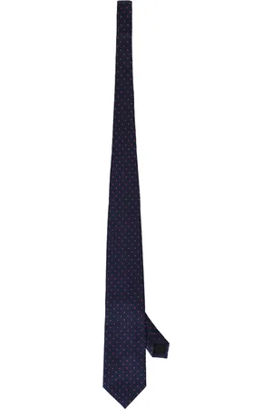 corneliani Homme, Accessoires, Bleu, Taille: ONE Size Cravate en Soie à Pois