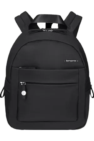 Samsonite Femme, Sacs, Noir, Taille: ONE Size Sac à dos en Nylon Noir avec Poches
