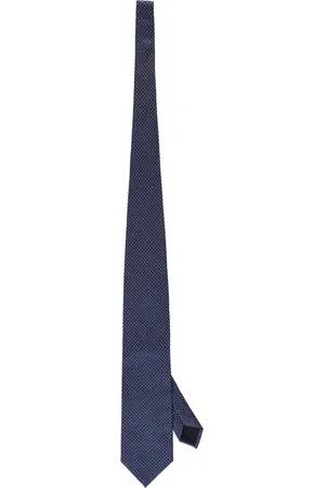 corneliani Homme, Accessoires, Bleu, Taille: ONE Size Cravate en Soie Jacquard